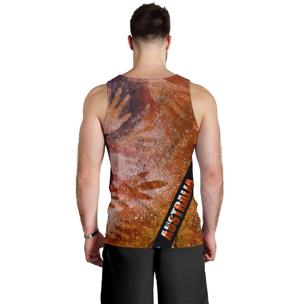 mens-tank-top-handprint-with-kangaroo-logo