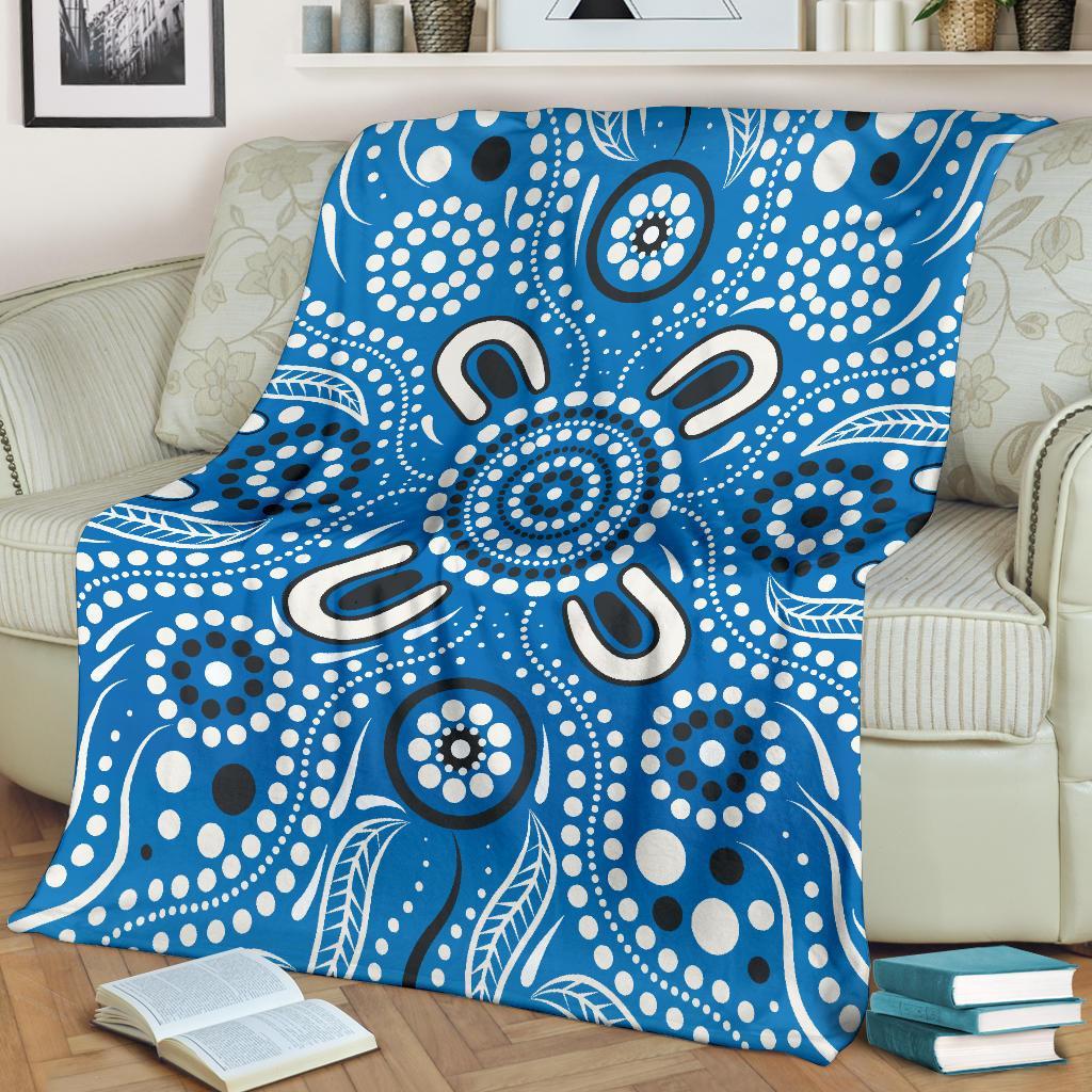 premium-blanket-indigenous-circle-dot-painting-blue-color