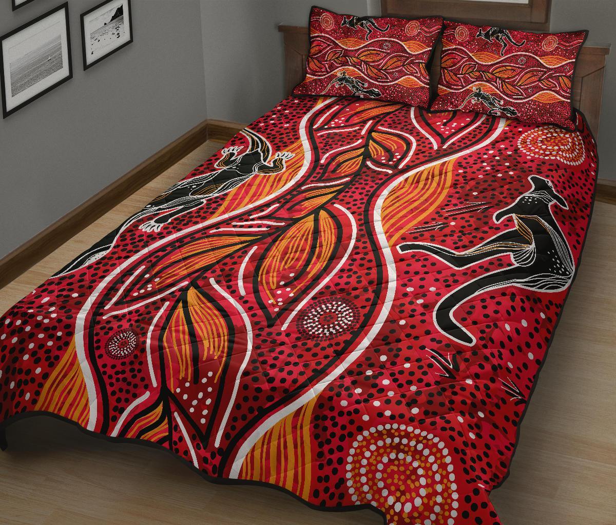 aboriginal-quilt-bed-set-indigenous-patterns-ver12