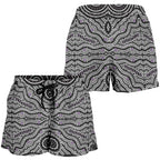 Aboriginal Shorts, Indigenous Dot Painting Short Women 04 - Vibe Hoodie