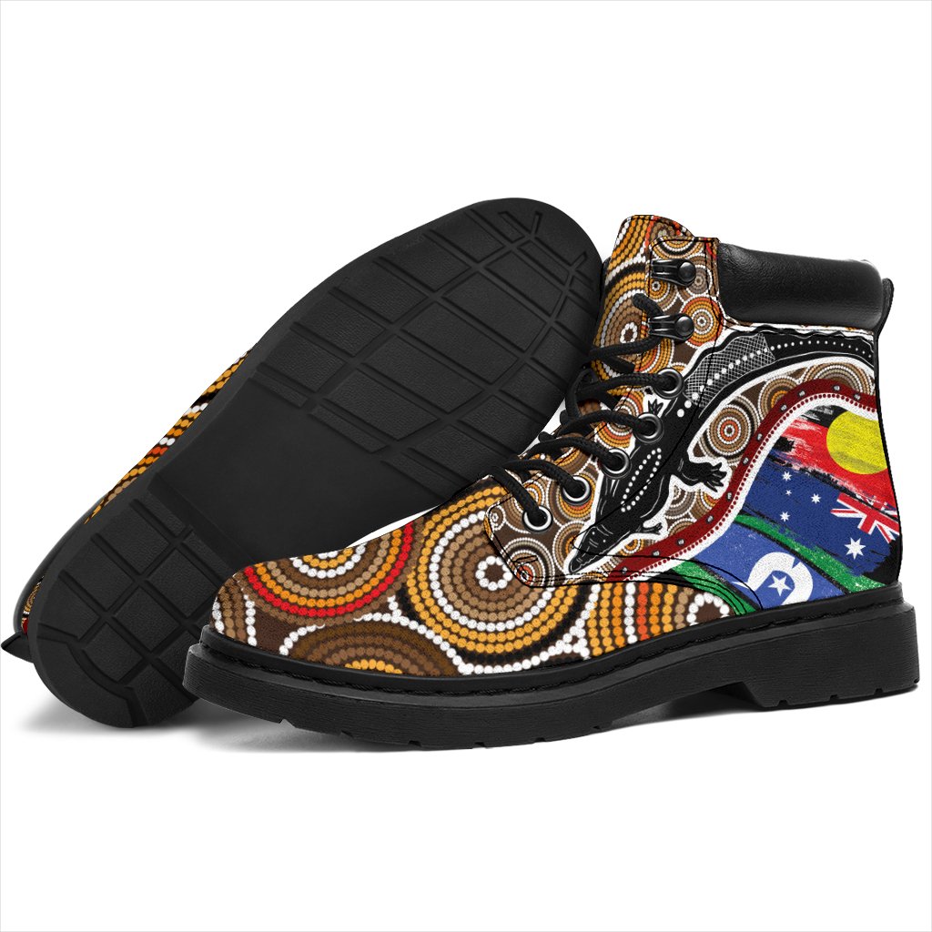 all-season-boots-australian-aboriginal-crocodile-with-naidoc-flags