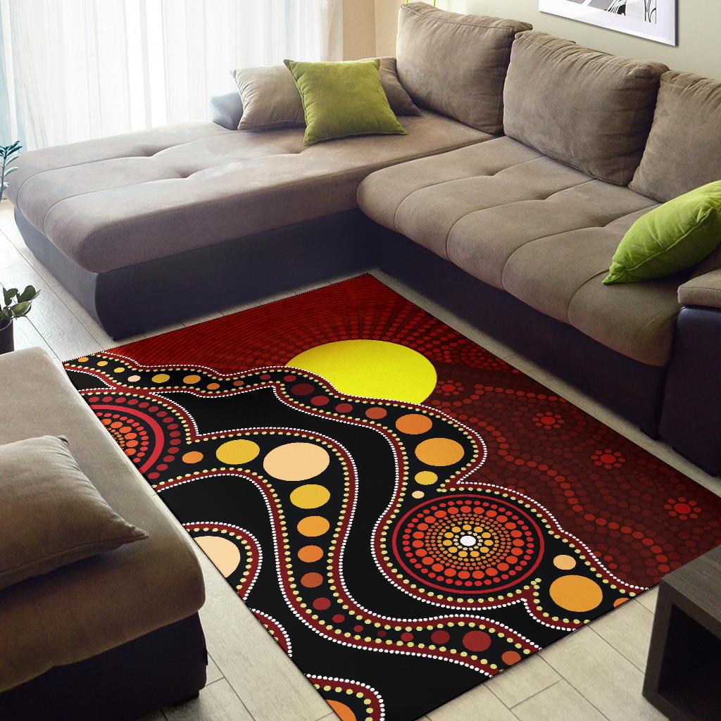 aboriginal-area-rug-australia-aboriginal-lives-matter-flag-circle-dot-painting-art
