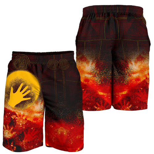 aboriginal-mens-shorts-indigenous-flag-hand-art