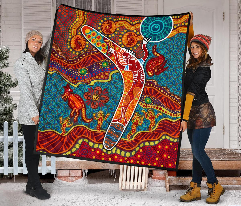 aboriginal-premium-quilt-indigenous-boomerang