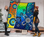aboriginal-premium-quilt-indigenous-turtle-dot-painting-art