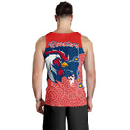combo-men-tank-top-and-men-short-roosters-red-aboriginal-rugby