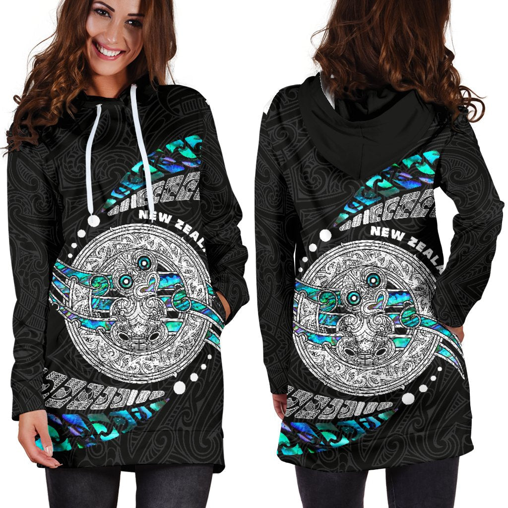maori-new-zealand-womens-hoodie-dress-hei-tiki-sport-style