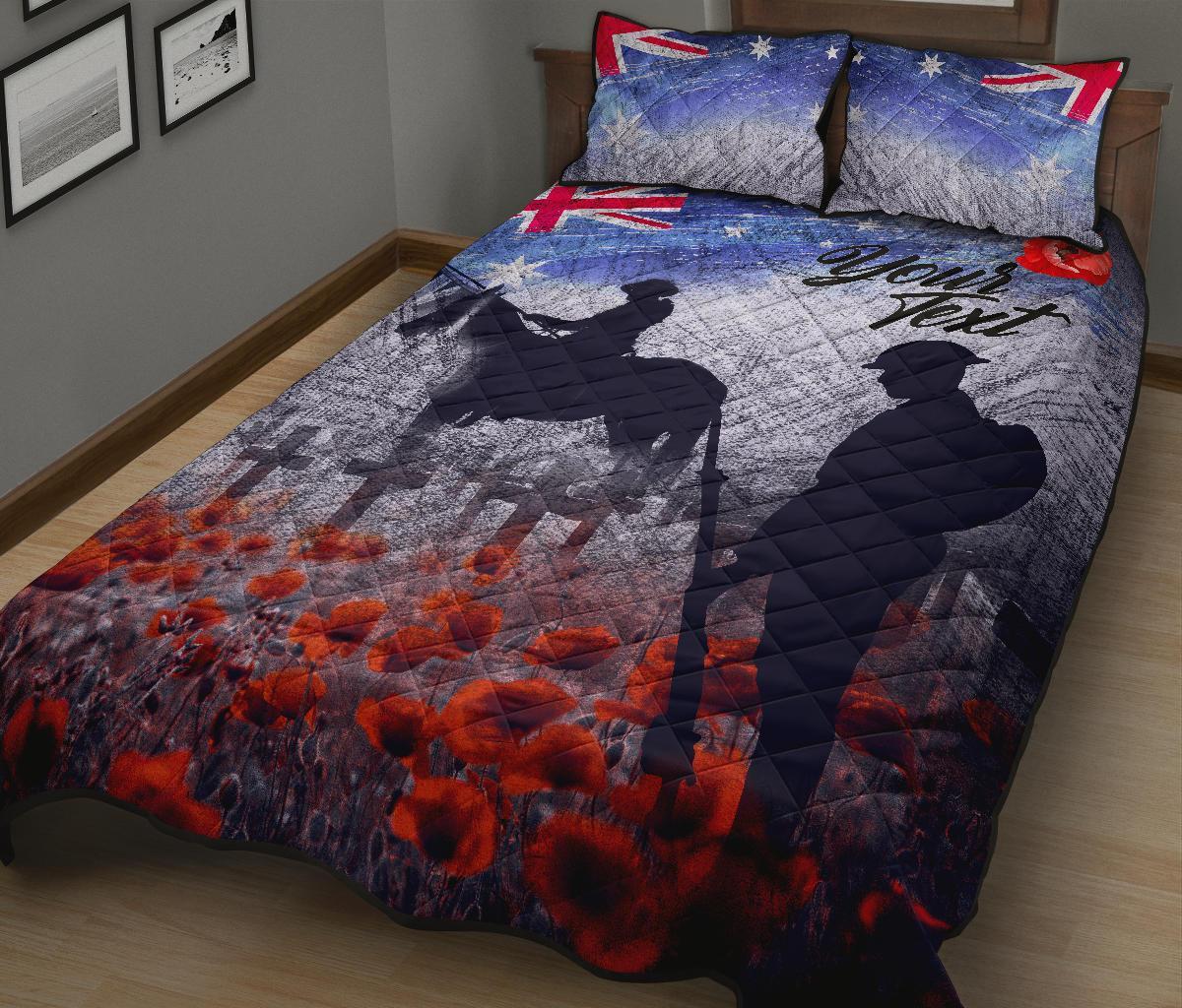 custom-text-anzac-day-quilt-bed-set-lest-we-forget-vintage-poppies