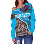 Australia Off Shoulder Sweater Waratahs - Rugby - Vibe Hoodie