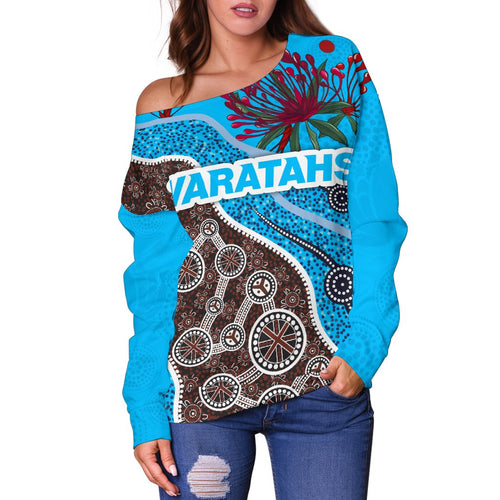 Australia Off Shoulder Sweater Waratahs - Rugby - Vibe Hoodie