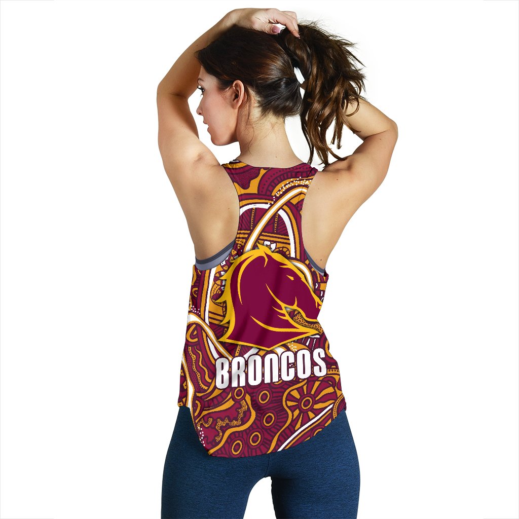 Broncos Rugby Women's Racerback Tank Indigenous - Vibe Hoodie