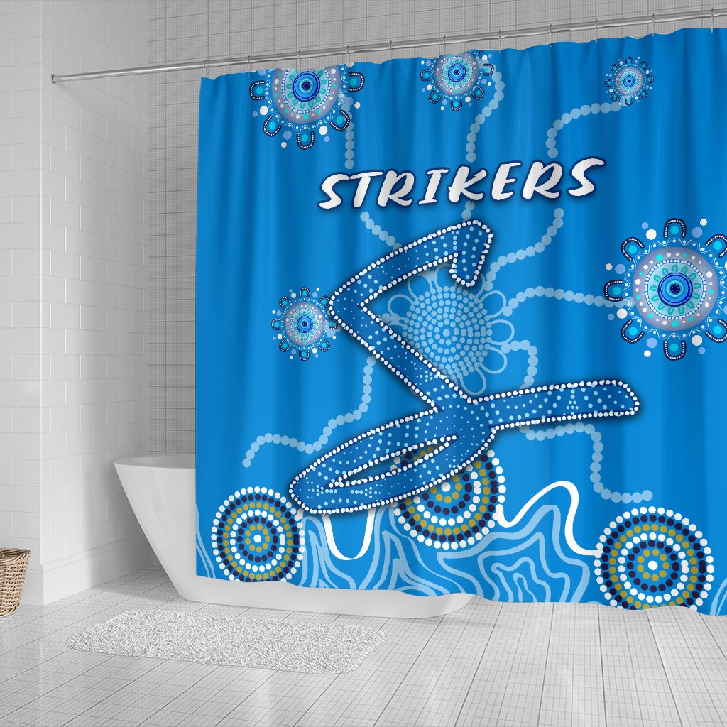 strikers-shower-curtain-indigenous-blue-energy