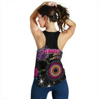 Sydney Women's Racerback Tank Sixers Indigenous - Black - Vibe Hoodie