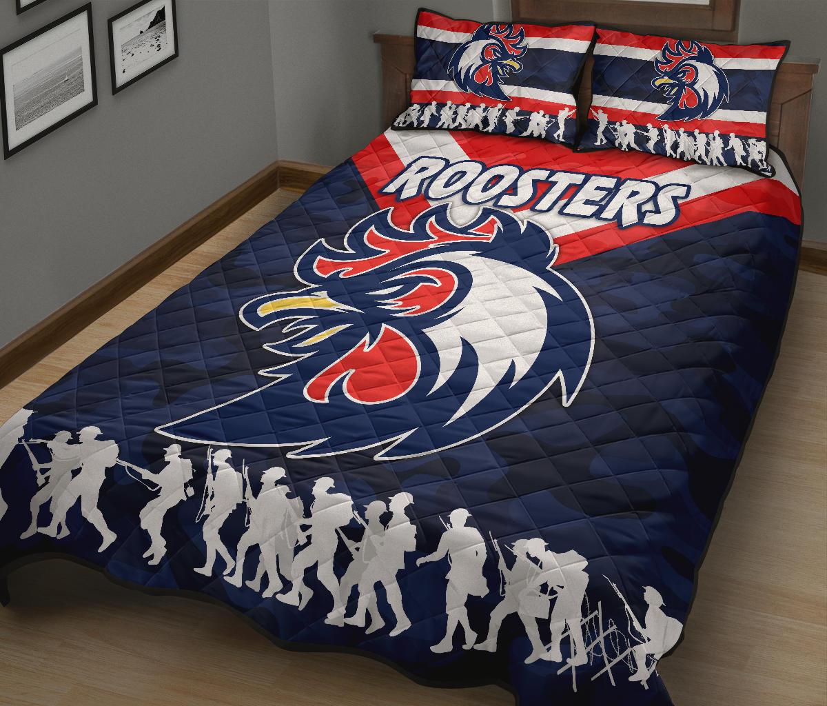 sydney-quilt-bed-set-roosters-anzac-style