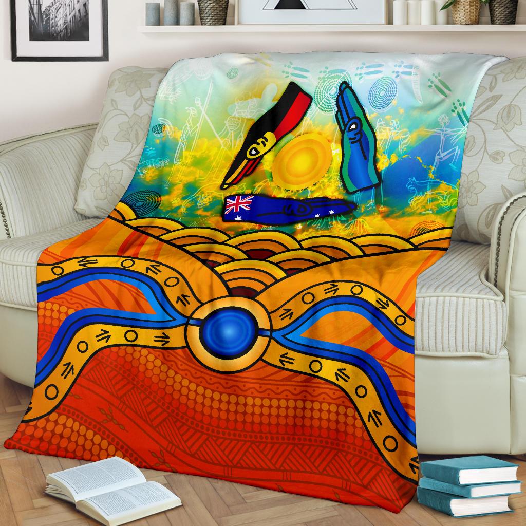 aboriginal-premium-blanket-australia-kangaroo-naidoc-week-2021