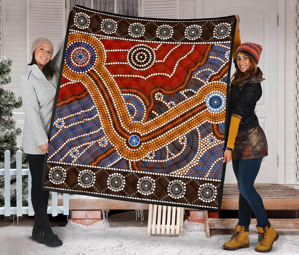 aboriginal-premium-quilt-aboriginal-dot-painting-art-01