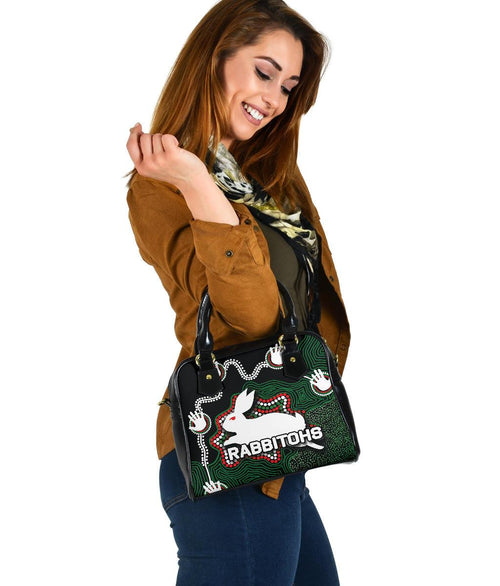 Rabbitohs Shoulder Hand bag Aboriginal 2 - Vibe Hoodie