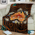 premium-blanket-australia-map-aboriginal-animals-dot-painting-blanket