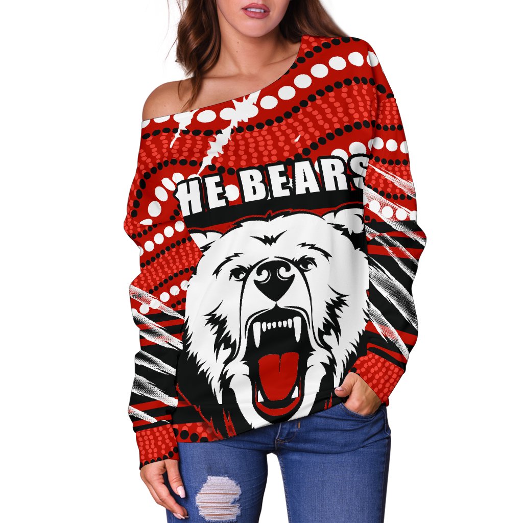 Bears Women Off Shoulder Sweater North Sydney Only - Vibe Hoodie