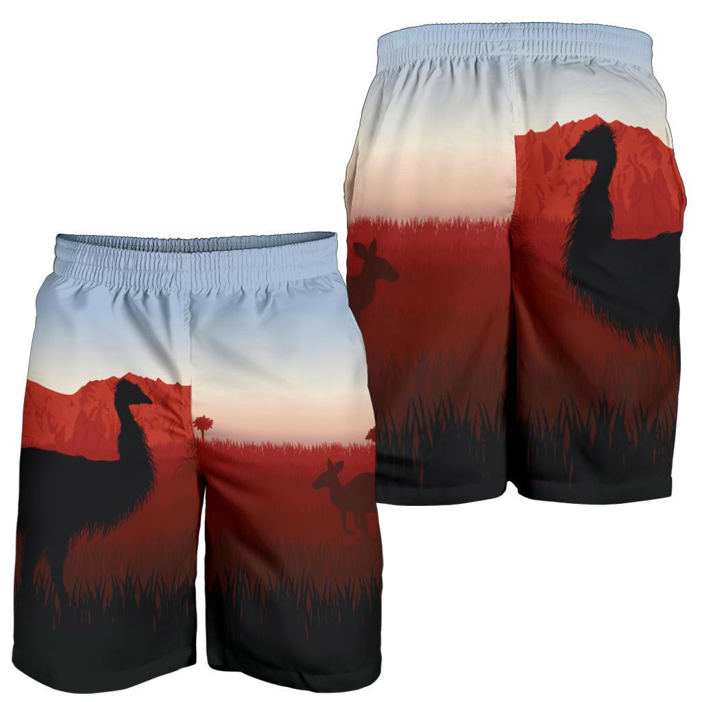 mens-short-australian-nature-with-emu-and-kangaroo