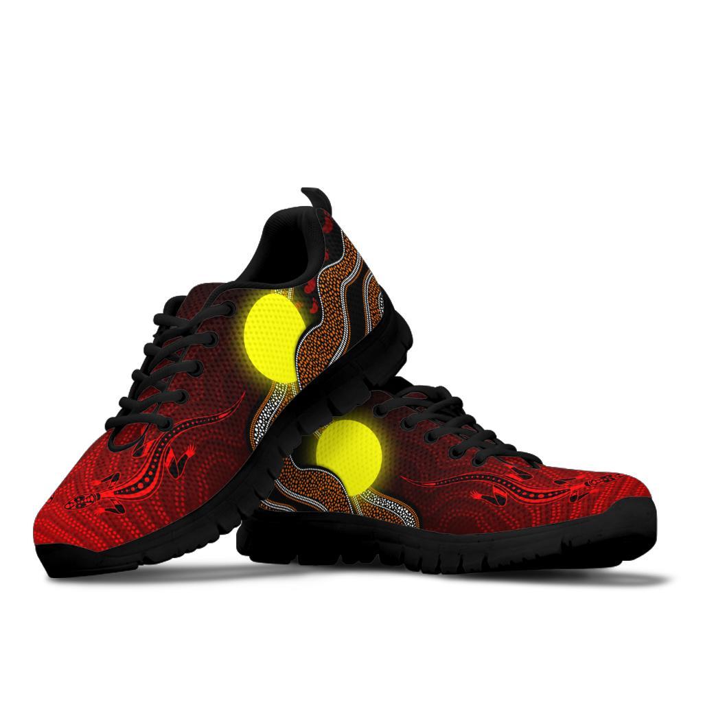 aboriginal-sneakers-aboriginal-flag-lizard-dot-painting-style