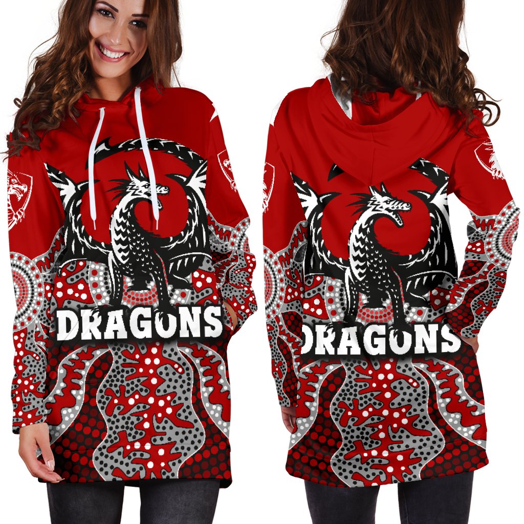 dragons-womens-hoodie-dress-st-george-aboriginal-1