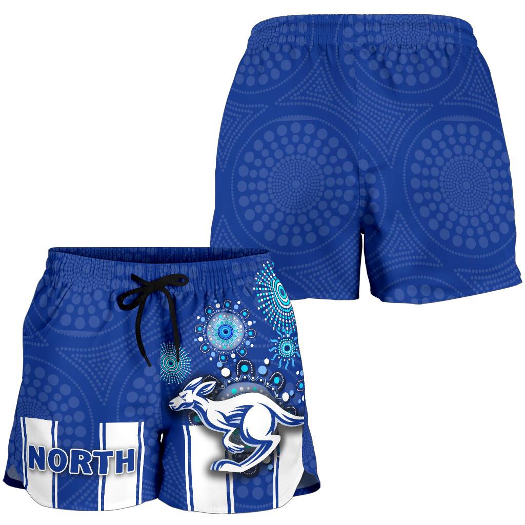 Melbourne Women Shorts Indigenous North Kangaroos - Vibe Hoodie