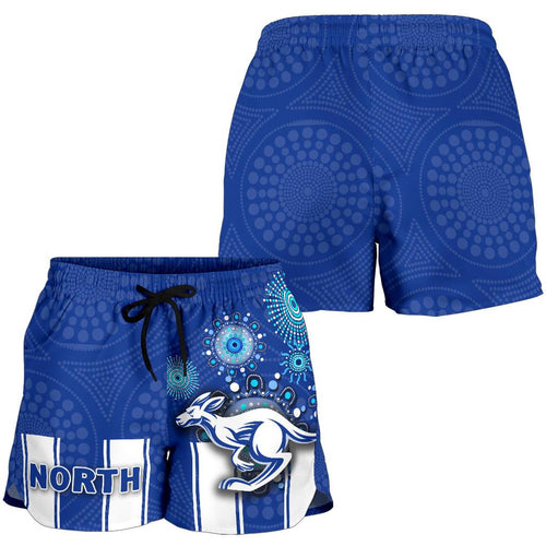 Melbourne Women Shorts Indigenous North Kangaroos - Vibe Hoodie