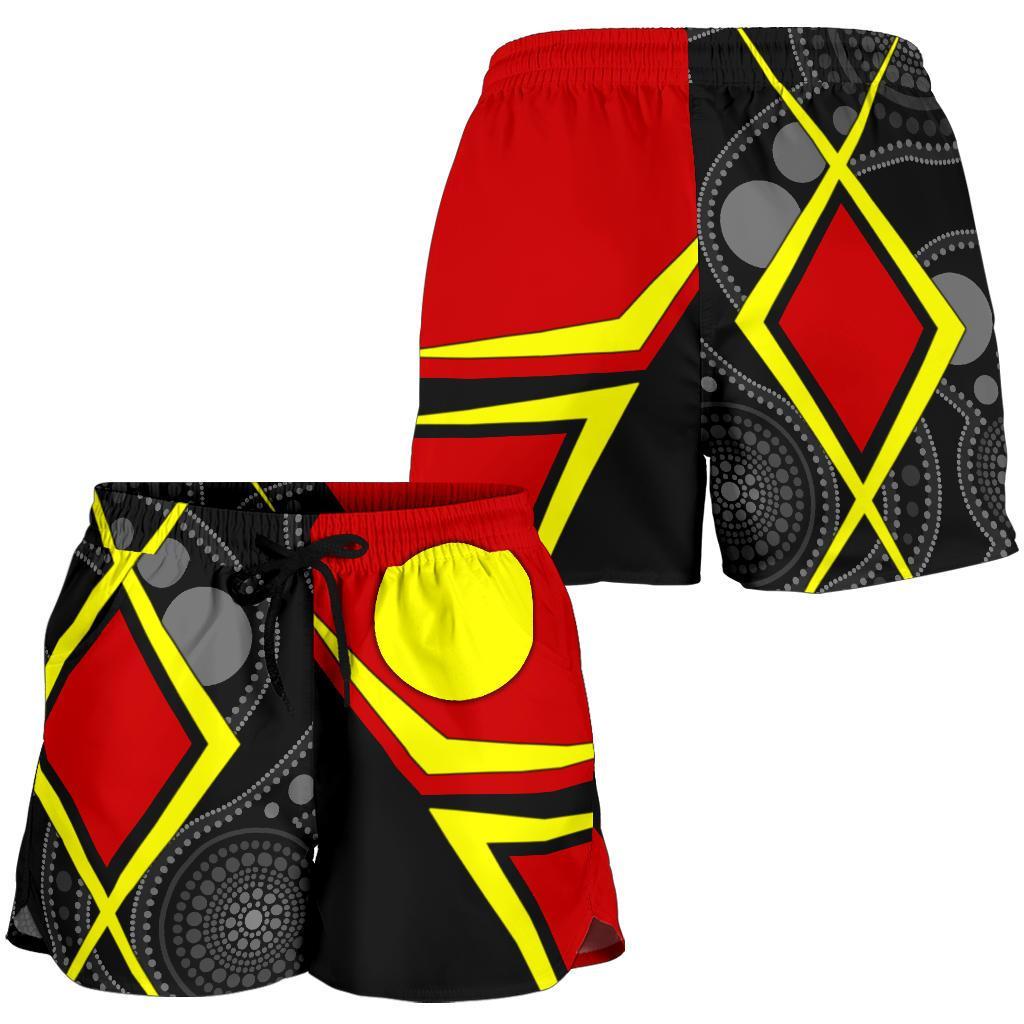 Aboriginal Women's Shorts - Indigenous Legend - Vibe Hoodie