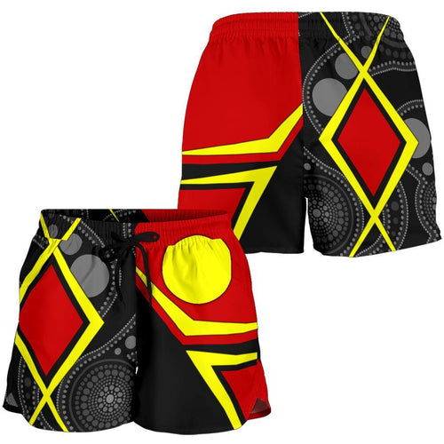 Aboriginal Women's Shorts - Indigenous Legend - Vibe Hoodie