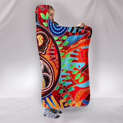 aboriginal-hooded-blanket-koala-and-hand-art-dot-painting-blanket