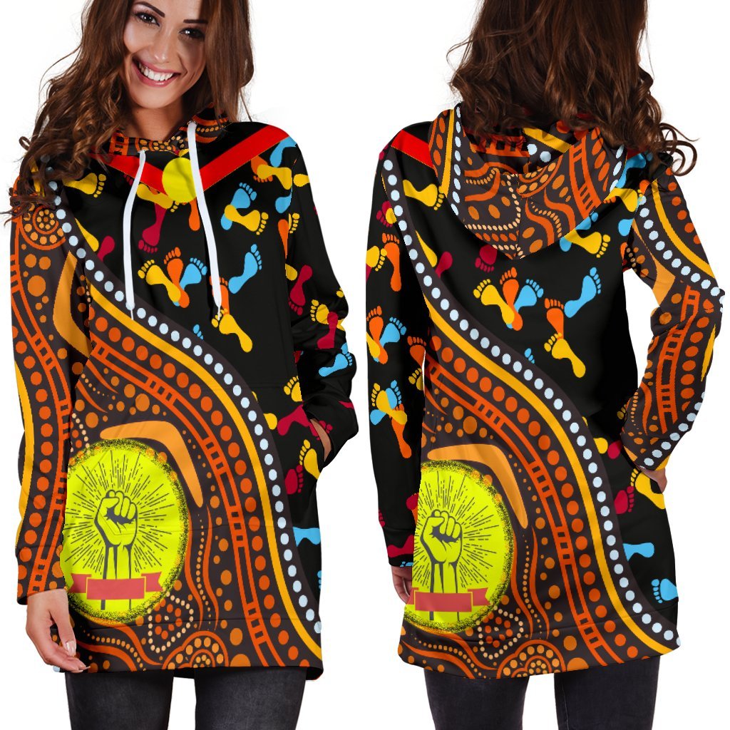 hoodie-dresses-aboriginal-style-flag-dot-painting