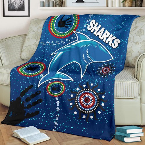 naidoc-sharks-premium-blanket-cronulla-aboriginal-style