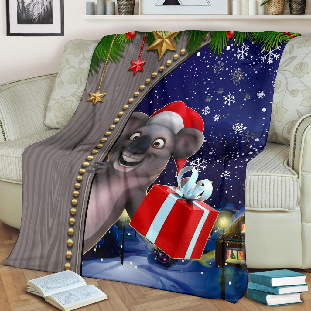 christmas-premium-blanket-fun-koala-christmas