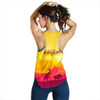 Racerback Tank - Kangaroo Top Tank Morning Uluru - Women - Vibe Hoodie