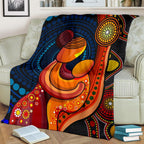 premium-blanket-aboriginal-mother-and-son