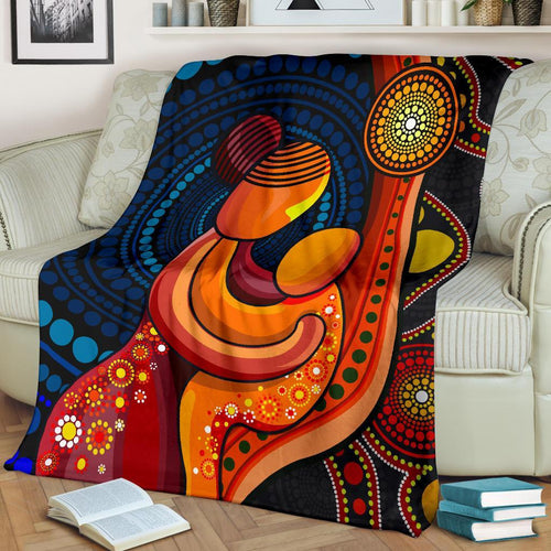 premium-blanket-aboriginal-mother-and-son