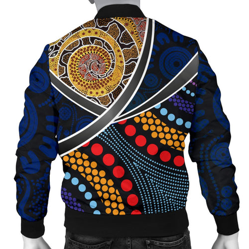 bomber-jacket-aboriginal-dot-panting-art-with-snake-1