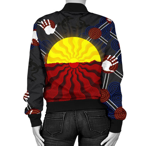 aboriginal-womens-bomber-jacket-aboriginal-lives-matter-flag-sun-dot-painting