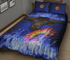 blue-quilt-bed-set-bulls-barberton-daisy