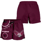Sea Eagles Women Shorts Indigenous Country Style - Vibe Hoodie