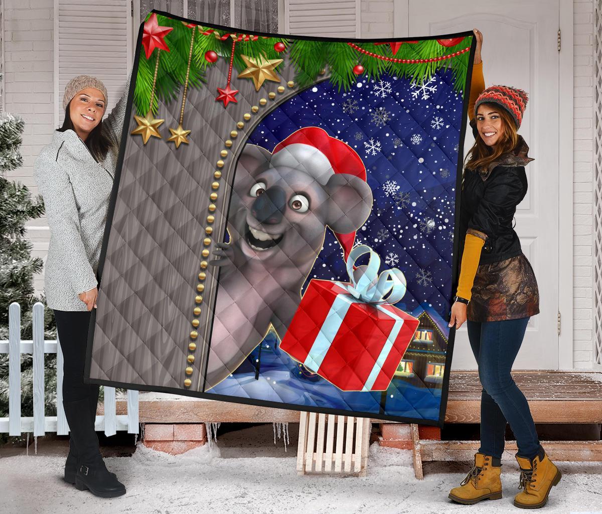 christmas-premium-quilt-fun-koala-christmas