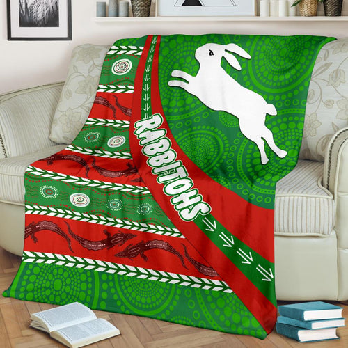 south-sydney-rabbitohs-aboriginal-premium-blanket-victorian-vibes