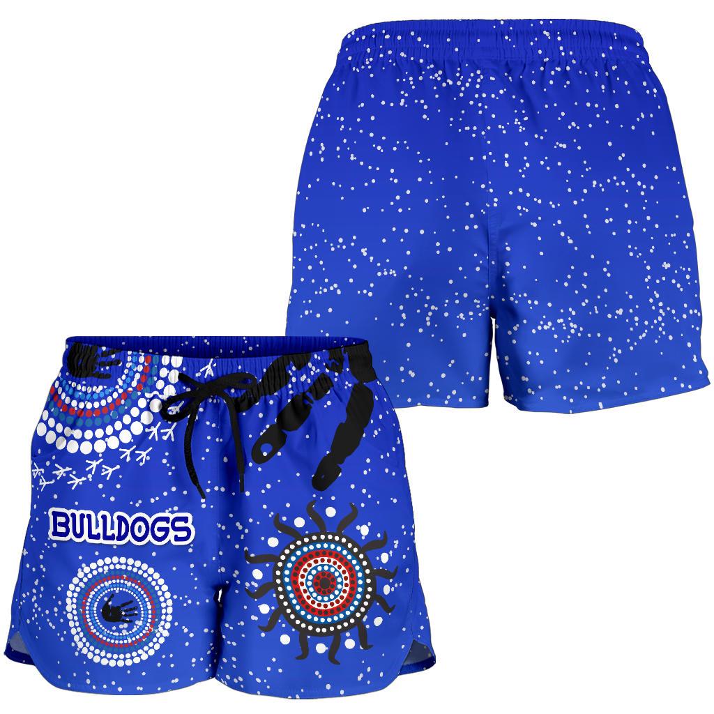 Bulldogs Women Shorts Indigenous Country Style - Vibe Hoodie
