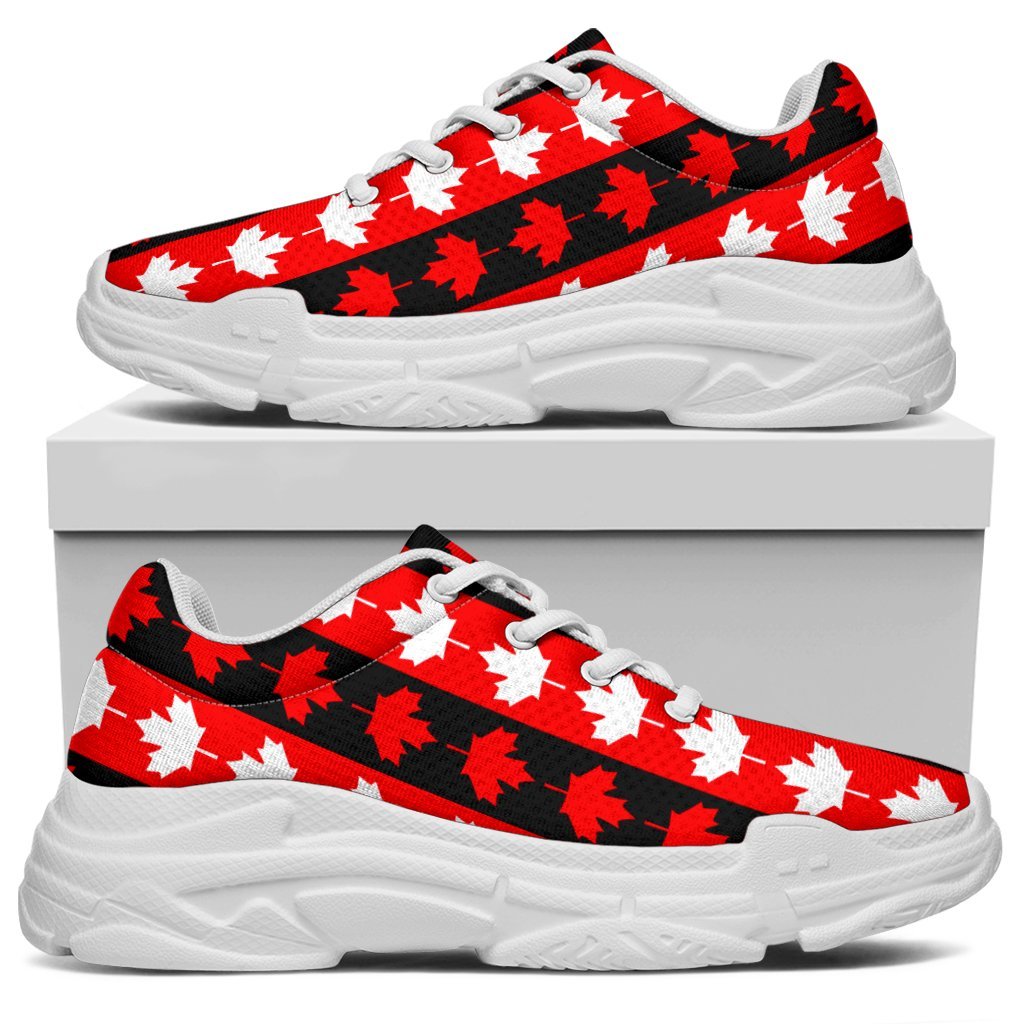 canada-pattern-chunky-sneakers