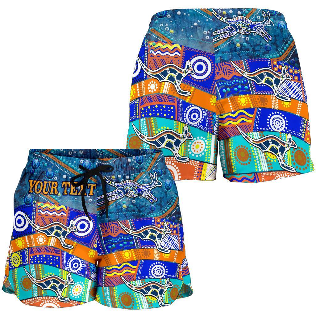 (Custom text) Shorts Women - Kangaroo Dreaming - Vibe Hoodie