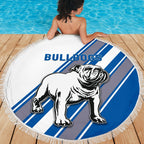 canterbury-bankstown-bulldogs-beach-blanket-simple-style