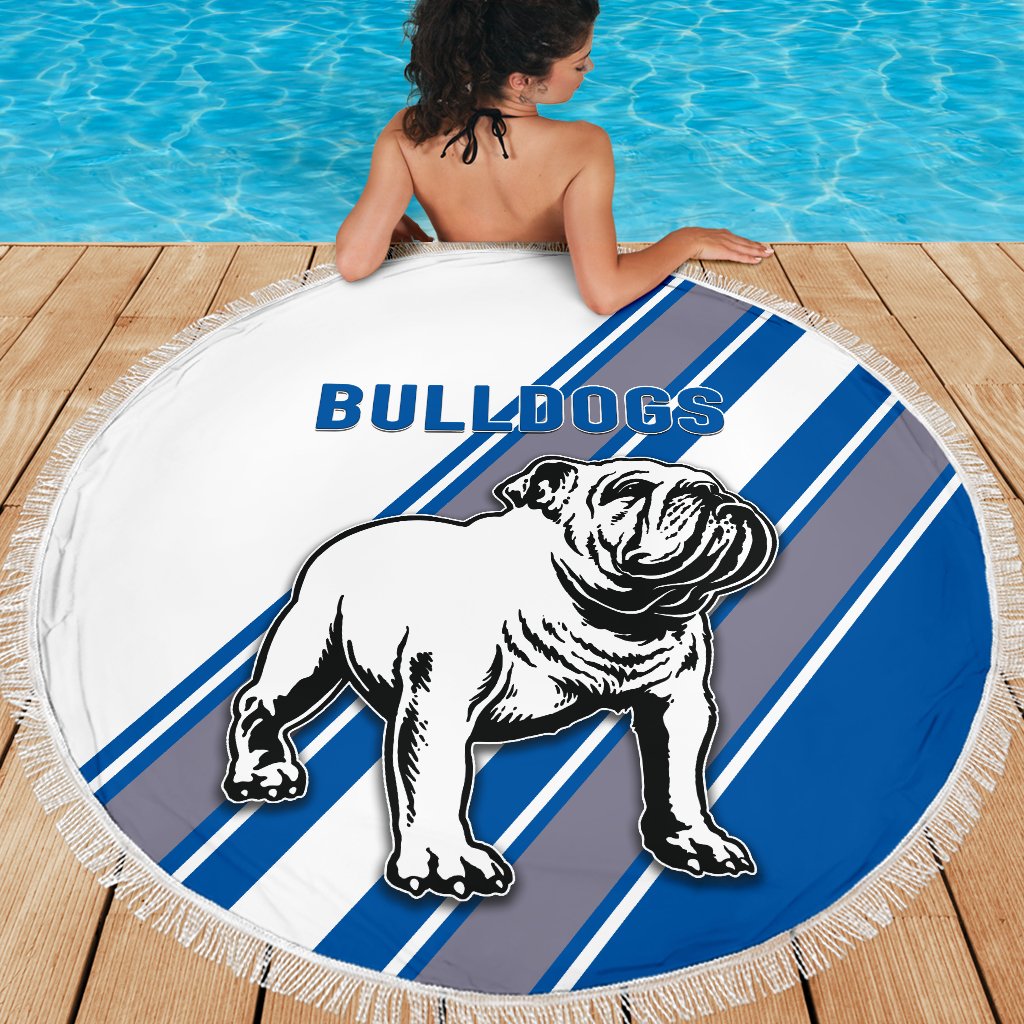 canterbury-bankstown-bulldogs-beach-blanket-simple-style