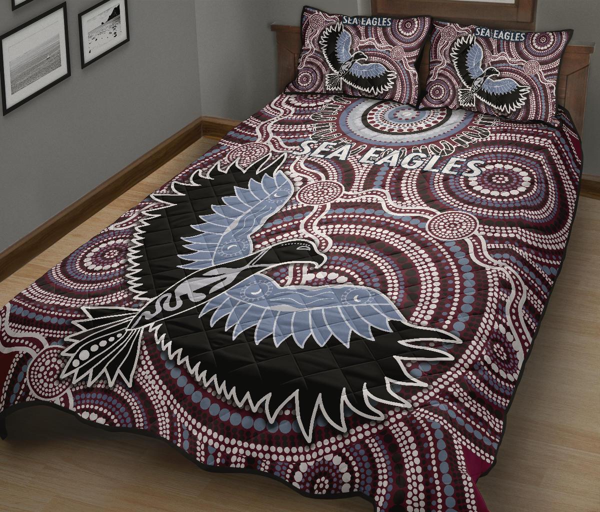 warringah-quilt-bed-set-sea-eagles-indigenous