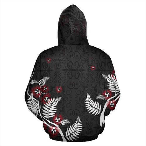 new-zealand-pohutukawa-silver-fern-hoodie